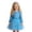 r-406Blue140, variant on MEZZALL Dresses Girls Long Sleeve Party Dress With Star Sequins And Mesh Skirt Round Neck Elegant Formal Occasion Outfit Leisure Kids Crew Neck Solid Color Child Sundress