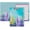Purple Oil Painting, variant on Cute Clipboard Folio with Refillable Lined Notepad and Interior Storage Pocket for Office Stylish A4 Foldable Clipfolio - Colorful Marble