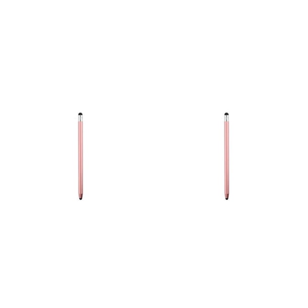 Tholdsy Bolígrafos Stylus Pantalla táctil universal Bolígrafo liviano Multipropósito Aplicación amplia Tableta de punta fina Hogar Rosa Rosado 2piezas