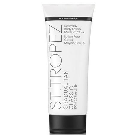 St. Tropez Gradual Self Tan Everyday Body Lotion, Medium/Dark, 6.7 (The Best Gradual Self Tanning Lotion)