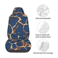 thumbnail image 4 of Wukai Giraffe Skin Full Set Car Seat Covers with Soft Padding Universal Auto Front Seats Protector and Cushion Mat, 4 of 5