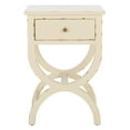 thumbnail image 2 of SAFAVIEH Maxine Nightstand With Storage Drawer Vanilla, 2 of 7