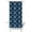 White-182, variant on Compass Nautical Shower Curtain Featuring Anchor, Boat, Sea, Seaside Coastal Marine Ocean Waves and Lighthouse Pattern, Map Design, Waterproof Fabric Curtain with Hooks