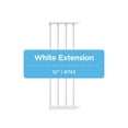 Perma Child Safety White 12" Pressure Mounted Baby Gate Extension
