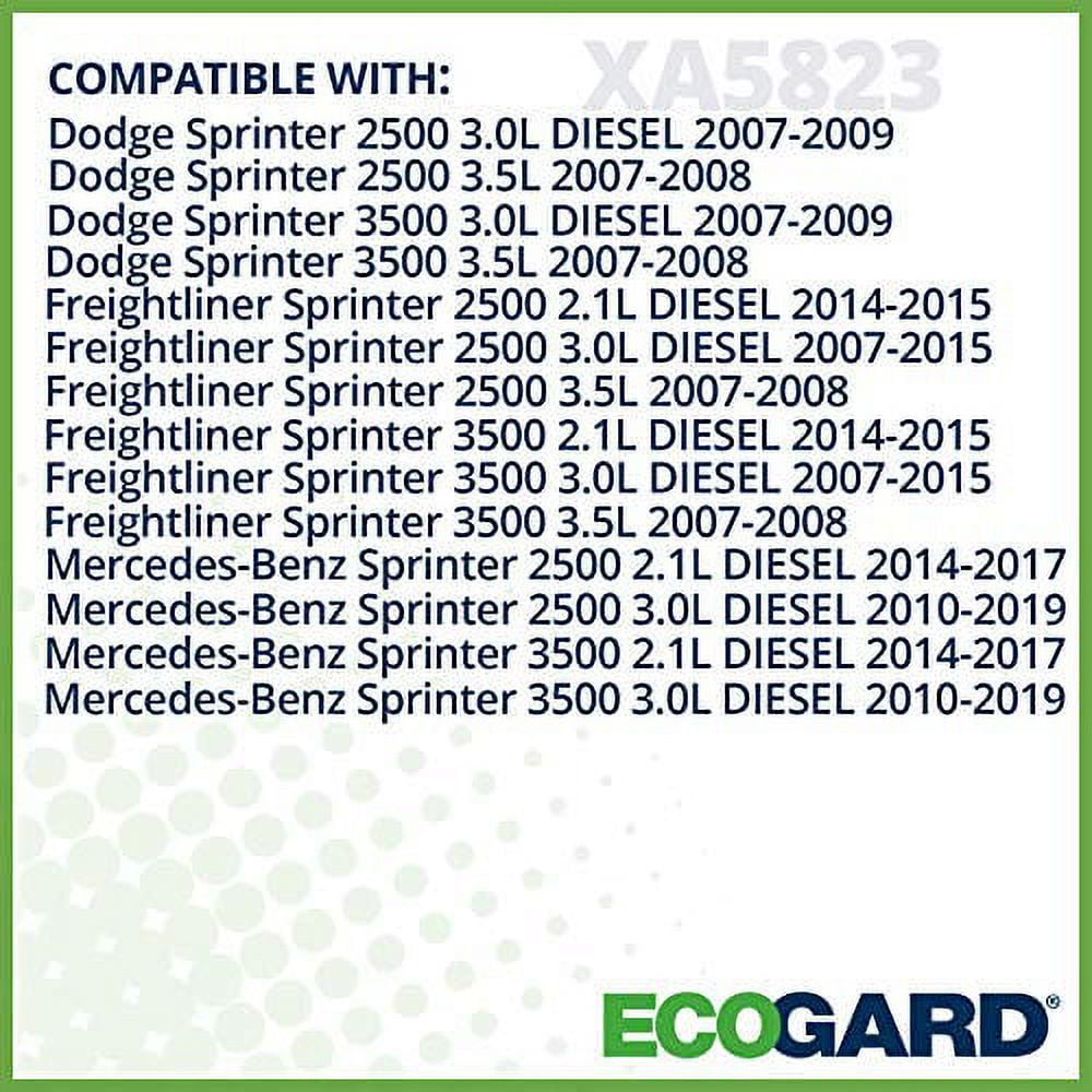 ECOGARD XA5823 Premium Engine Air Filter Fits 2024 Entegra Coach Expanse, 2010-2022 Mercedes-Benz Sprinter 2500, Sprinter 3500, 2007-2023 Sprinter, 2007-2009 Dodge Sprinter 2500
