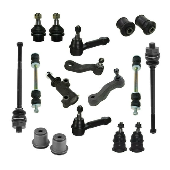 21 Pc Front Suspension Kit Tie Rod Linkages, Idler & Pitman Arm W/4 Grooves Fits select: 1999-2006 CHEVROLET SILVERADO, 2000-2006 CHEVROLET TAHOE