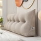 thumbnail image 3 of 1 pieza de almohada de posicionamiento de cuña, cojín para mesita de noche, cama nórdica de color sólido, almohada grande, sofá, tatami, bolsa suave, envío de cama, 3 of 5