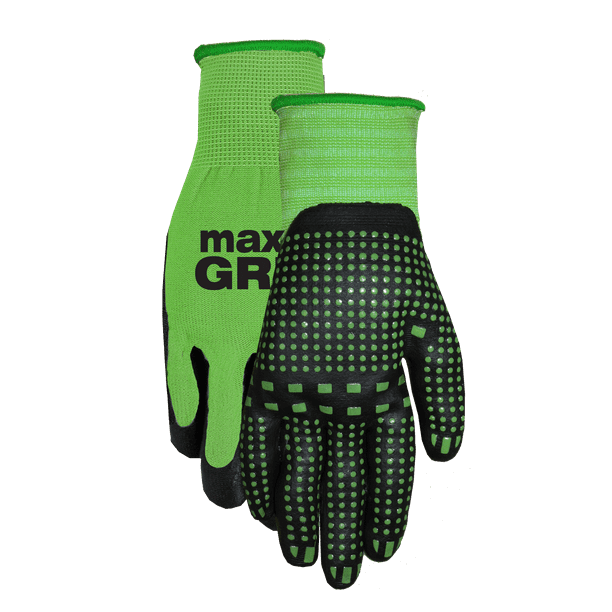 Midwest Gloves & Gear Women's Max Grip Nitrile Dot Gloves