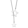 thumbnail image 1 of Sterling Silver Star Cable Wrap Necklace, 1 of 3