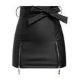 thumbnail image 2 of Minnieouse de cintura alta de verano para mujer, faldas de fiesta para niñas, banquete, senderismo, moda en la playa, faldas por encima de la Prendas para la parte inferior del cuerpo Negro XXL, 2 of 6