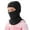 Black, variant on Windproof Balaclava for Kids, Winter Ski Face Warmer Hooded Neck Gaiter for Youth, Cold Weather Face Mask for Boys Girls