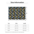 thumbnail image 5 of Yiaed Watercolor Bathyscaphe Print Blanket Throw Blanket Soft Cozy Flannel Blanket for Home Bed Sofa Couch Chair-80"x60", 5 of 6