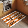 thumbnail image 4 of 2x3 Washable Entryway Rug, Cartoon Engineering Non-Slip Area Rug for Front Door Kitchen Bathroom, Dig Hooks Carloading Excavator Orange Stripes Indoor Floor Mat for Home Decor, 4 of 9