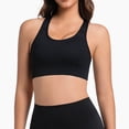 thumbnail image 5 of Gfyviroh Women's Wirefree Sports Bras Breathable Seamless Back-Closure Racerback Bras Patchwork Push Up Yoga Bra, 5 of 5
