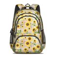 thumbnail image 2 of Sunflower Pink Pattern Cute School Backpack Bag with Padded Back and Adjustable Shoulder Straps 16.9 X 12.6 X 5.9 Inches, 2 of 2