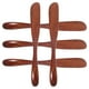 thumbnail image 5 of 5 cuchillos para untar mantequilla, de madera, para mermelada, de queso, para pan, para mascarillas faciales, para sándwiches, queso crema, condimentos, cucharas para helado y repostería., 5 of 8