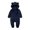 Navy, variant on Vrotazzy Girls Romper Jumpsuit for Toddler and Little Girls Winter Warm Hooded Playsuit for Daily Casual Indoor Outdoor Activities and Party