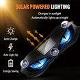 thumbnail image 6 of Solar Demon Eye LED Car Ambient Light, Dynamic Flicker Devil Eyes Design, Waterproof Solar & USB Rechargeable, No Drill Suction Cup for Windshield Rear Window(Red), 6 of 7