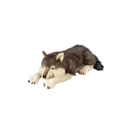Wild Republic Cuddlekins, Jumbo, Wolf, 30 inches, Gift for Kids, Gift for Nature Lovers, Room Décor