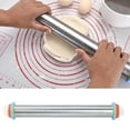 thumbnail image 2 of Heaveant Rolling Pin, Non-stick Scale Adjustable Stainless Steel Rolling Pin Cake Dough Roller Baking Pastry Bakeware Tool, 2 of 8