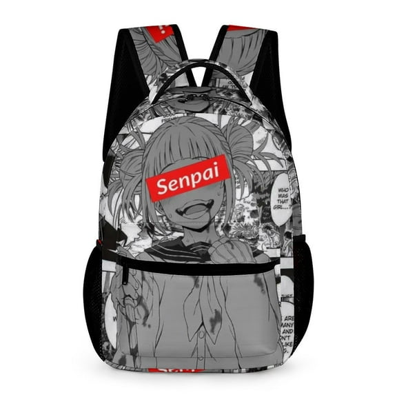 My Hero Academia Himiko Toga Shoulder Backpack Casual Rucksack Bookbag Lightweight Prints Daypack