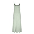 thumbnail image 6 of Summer Fashion Plus Size Spring Dresses for Women 2026 Solid Color V-neck Adjustable Strap, 6 of 7