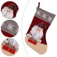 thumbnail image 7 of Xuniizn Christmas Stockings Bulk, Assorted Festive Xmas Stockings for Fireplace Mantel Decor, Traditional Holiday Ornaments, Christmas Decorations for Home, Cloth, Red, 7 of 7