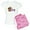 With Pink Camo Pant, variant on CafePress - Dachshund Bedtime Pajamas - Women's Short Sleeve Print T-Shirt and Pants Light Cotton Pajama Set