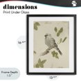 thumbnail image 4 of Stupell Industries Cottage Bird Scene on Neutral Black Framed Print Under Glass, 13 x 16, by Lanie Loreth, 4 of 8