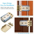 thumbnail image 4 of WAFU HF-018W WiFi Smart Électronique Lock Tuya / SmartLife Lock Télécommande Invisible Porte Sans Clé Lock Alliage de Zinc Métal Smart Porte Lock iOS Android Application Déverrouillage avec 2 Télécommandes, 4 of 7