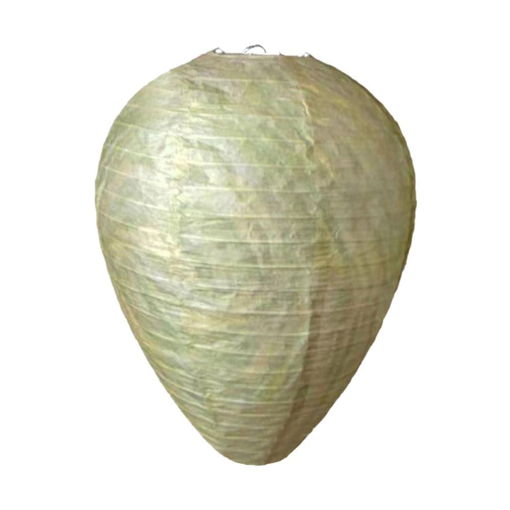 QenASHaing Wasp Nest Decoy 8.5x11 Inch 1-Pack, Realistic Fake Hive for Natural Wasp Hornet Deterrent, Hang Under Eaves Porch Deck Garden Yard Outdoor Pest
