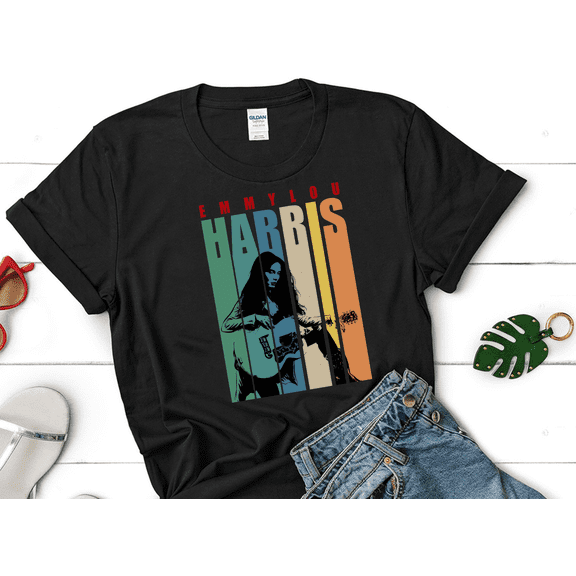 Emmylou Harris Retro Vintage T-Shirt, Emmylou Harris Band Shirt, Music Shirt, Gift Tee For You And Your Friends