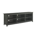 thumbnail image 3 of Mainstays Adjustable Shelf TV Stand for TVs up to 80", Black Finish, 3 of 10