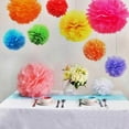 thumbnail image 5 of BalsaCircle 6 Pieces White 6" Paper Pom Poms Balls Bridal Event Birthday Party Decorations, 5 of 6