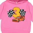thumbnail image 3 of Inktastic Number Three Race Car Toddler Hoodie, 3 of 4