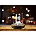 thumbnail image 2 of The Claret Jug trophy Sports 3D Engraved Crystal Gift, 2 of 4