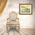 thumbnail image 3 of Thomas, H. 18x15 Gold Ornate Wood Framed with Double Matting Museum Art Print Titled - Beach View II, 3 of 4