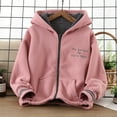 thumbnail image 2 of Coerni Toddler Boys Girls Long Sleeve Winter Fleece Zip Hoodie Coat Thicken Warm Girls Winter Coats Warm Snow Clothes, 2 of 9