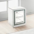 thumbnail image 6 of End Table with Mirror Framing and Faux Diamonds, Silver, 6 of 6