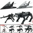 thumbnail image 3 of Modern Military World War UAV Machine Dog Weapon Accessories Army War Soldier MOC Model Building Block Bricks Toys For Kids, 3 of 10