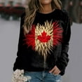 thumbnail image 2 of Fsqjgq Sweatshirt Hoodie Fashion Sweatshirts for Women Jacket Trendy Hoodies Crewneck Oversized Sweatshirts Canada Flag Print Long Sleeve Shirts Fall Tunic Tops Loose Fit Cute Clothes Zip Up Hoodie J, 2 of 5