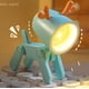 thumbnail image 1 of Lámpara de mesa LED verde, bonita lámpara de mesa, pequeño soporte para teléfono móvil, lámpara decorativa con ciervo, minilámpara plegable para niños, lámpara de lectura portátil, luz de noche., 1 of 4