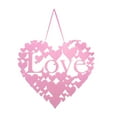 thumbnail image 5 of XGFHYJEH Valentine's Day Sign Hanging Heart Shape Sign for Front Door Valentine Heart Decorations for Home Wall Table Porch Door Window Decor, 5 of 5