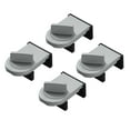 thumbnail image 2 of Langgg 4 Pieces Sliding Window Lock Lock Stopper Window for Bedroom Patio Home Argent Silver 4x6x2.2cm, 2 of 2