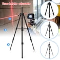 thumbnail image 3 of Tignapoo Trépied de Niveau Laser Réglable avec Interface Universelle de 5/8 Pouces, Tige Extensible et Niveau à Bulle - Hauteur de 1,2 m, Construction en Alliage d'Aluminium Durable, Emballage en Boîte Blanche, 3 of 7