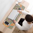 thumbnail image 3 of Functionality Meets Aesthetics: Floral Mandala Mouse Mat - Custom Size, Non-Slip, Stitched Edge, Waterproof, Perfect for Gaming and Office (31.5 X 11.8 Inch), 3 of 7