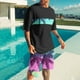 thumbnail image 2 of Mangas de Mano para Hombres, Impresión Hawaiana Suelta Casual, Pantalones Cortos Deportivos de Cintura Elástica Y Set de Blusa, 2 of 5