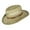 Natural, variant on Ascentix Rush Straw Gambler Hat with Wide Brim