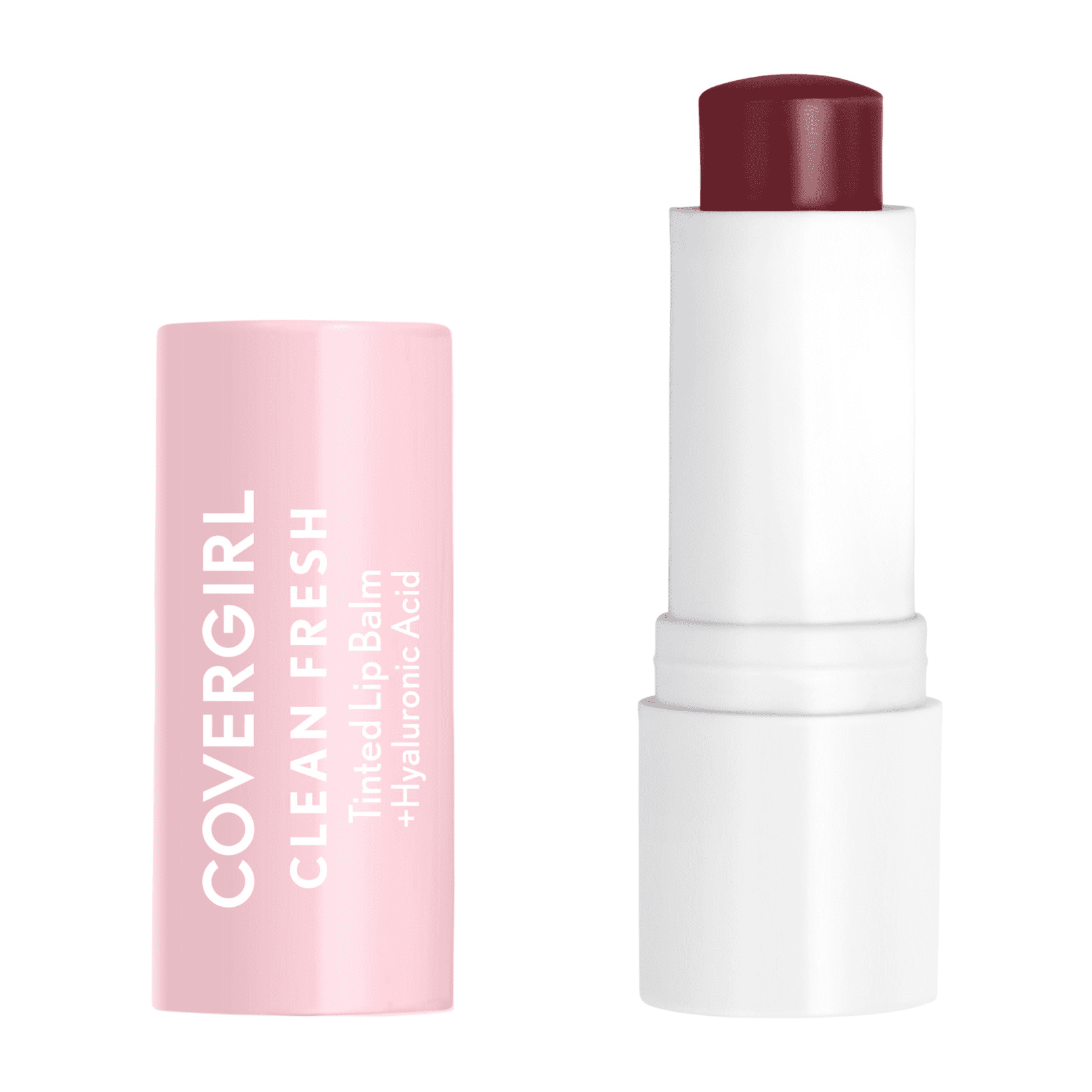 COVERGIRL Clean Fresh Lip Tint, Lip Balm, Lightweight, Shiny & Smooth, Pack of 1, Lip Gloss, Shiny Lip Gloss, Moisturizing Lipstick, Nonsticky Lip, Vegan Formula