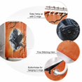 thumbnail image 6 of Halloween Crow Shower Curtain Set ，Waterproof Fabric Shower Curtains Moon Branches Retro Art Classic Shower Curtains for Bathroom,Bathroom Decor 36"x72", 6 of 6